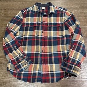 The North Face Red and Blue Plaid Shirt